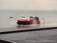 AP1-88 hovercraft at Ryde hoverport -  (credit: The <a href='http://www.hovercraft-museum.org/' target='_blank'>Hovercraft Museum Trust</a>).